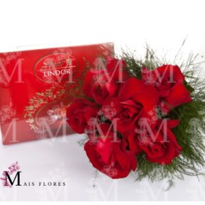 Rosas premium  exportação e chocolates lindor