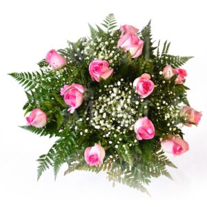 Buquê 12 rosas nacionais