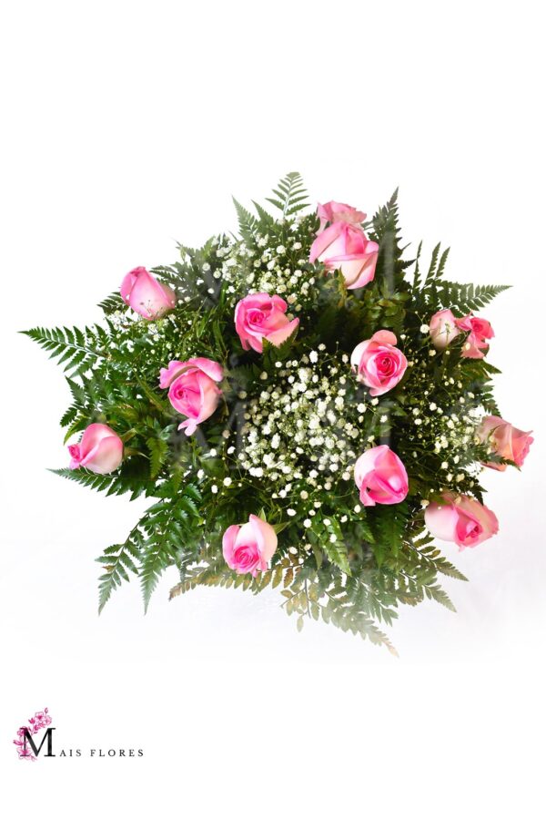 Buquê 12 rosas nacionais