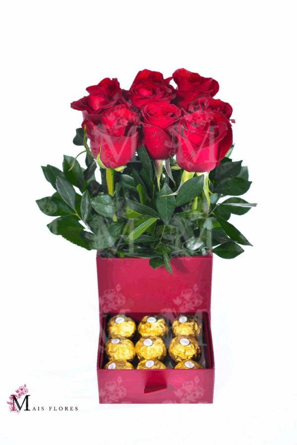 Especial rosas e bombons!